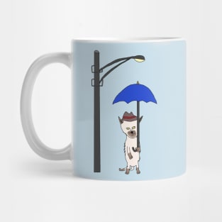 Cat with an Umbrella Mug